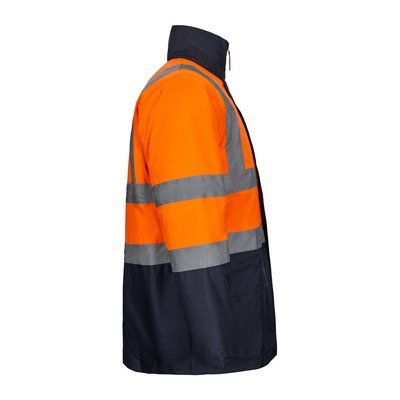 Parka 4 en 1 con cremallera y gorro oculto