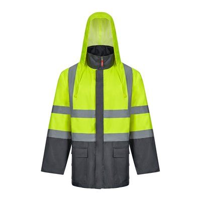 Parka 4 en 1 con cremallera y gorro oculto