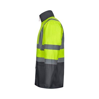 Parka 4 en 1 con cremallera y gorro oculto