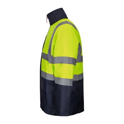 Parka 4 en 1 con cremallera y gorro oculto