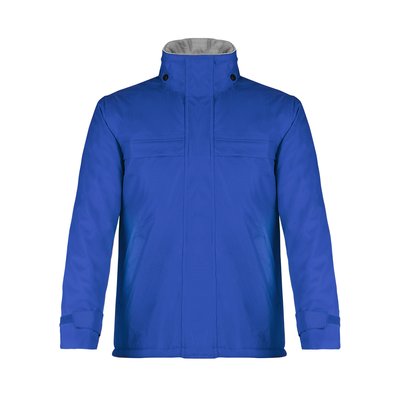 Parka acolchada impermeable con capucha Azul L