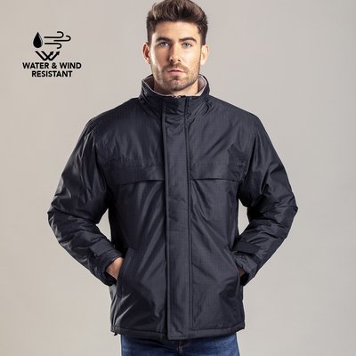 Parka acolchada impermeable con capucha