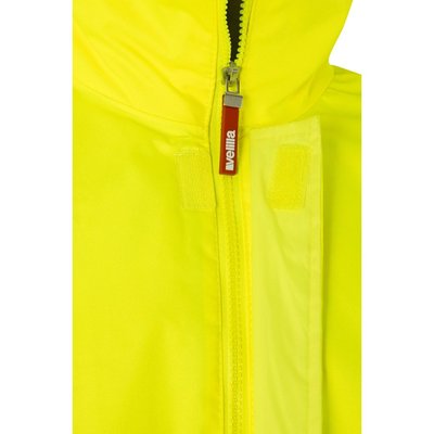 Parka con bandas reflectantes y capucha