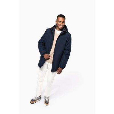 Parka con capucha y tejido hidrófugo