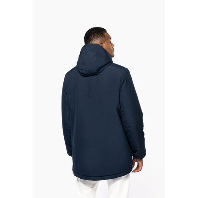 Parka con capucha y tejido hidrófugo