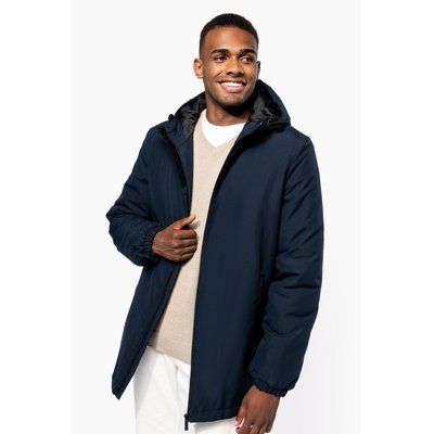 Parka con capucha y tejido hidrófugo