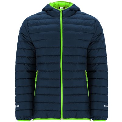 Parka Deportiva Acolchada Marino/Verde Fluor 12