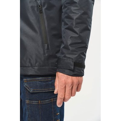 Parka impermeable con capucha y forro polar