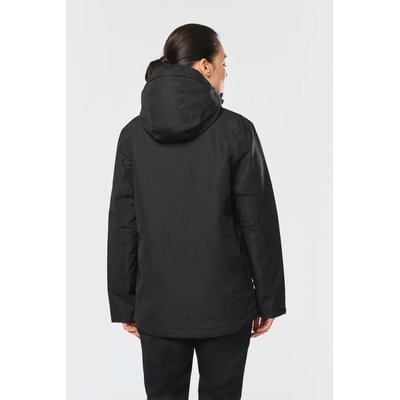 Parka impermeable con capucha y forro polar