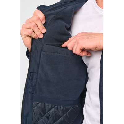 Parka impermeable con capucha y forro polar