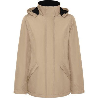 Parka impermeable para mujer Arena Oscuro Xl