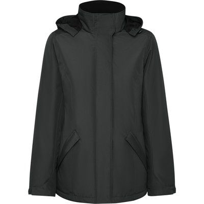 Parka impermeable para mujer Plomo Oscuro M