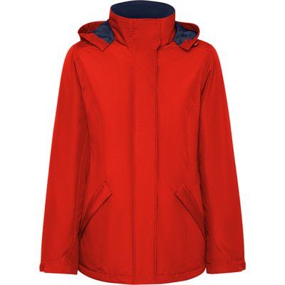 Parka impermeable para mujer Rojo Xl