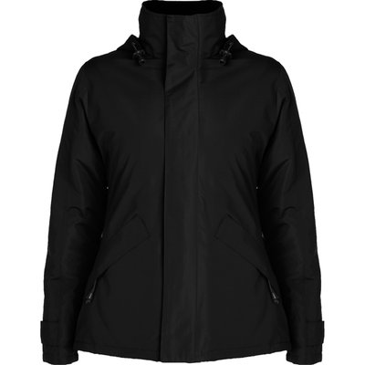 Parka mujer impermeable con capucha y bolsillos