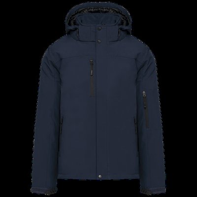 Parka softshell hombre con capucha y bolsillos Navy S