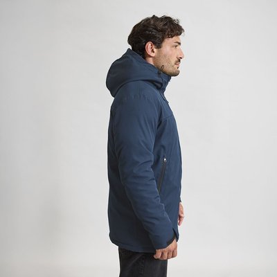Parka unisex acolchada con capucha ajustable