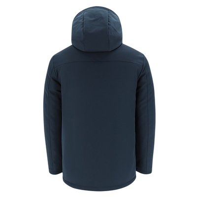 Parka unisex acolchada con capucha ajustable