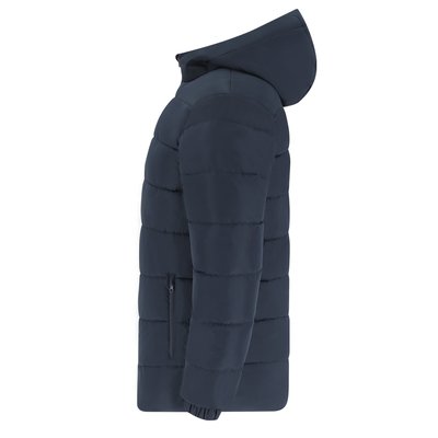Parka unisex acolchada con capucha fija