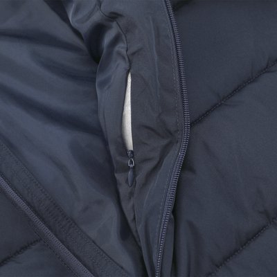 Parka unisex acolchada con capucha fija