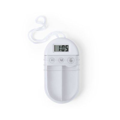 Pastillero con reloj temporizador Trans
