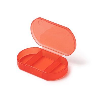 Pastillero con tres compartimentos