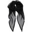 Pañuelo de Muselina Brillante Lavable Black