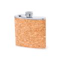 Petaca de corcho natural 170 ml acero inox