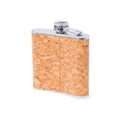 Petaca de corcho natural 170 ml acero inox