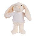 Peluche personalizable en camiseta CONEJO
