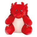 Peluche poliéster con vientre de felpa Red Dragon