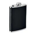 Petaca de acero de 200 ml Negro