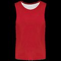 Peto Reversible deportes Sporty Red / White Xxl/3Xl