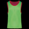 Peto reversible para niños Sporty Red / Fluorescent Green 6/10 ans
