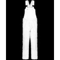 Peto de trabajo unisex con bolsillos White S