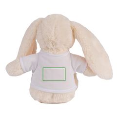 Peluche personalizable en camiseta | Trasera | 30 x 20