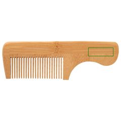 Peine Ecológico de Bambú FSC | Frontal | 30 x 10