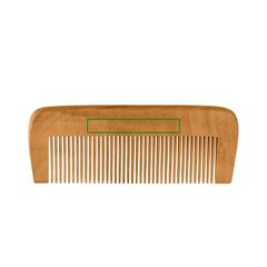 Peine de Madera Natural | Frontal | 55 x 8