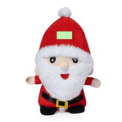 Peluche Navideño Suave 3 diseños | En el frontal del gorro | 18 x 18