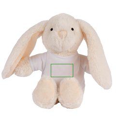 Peluche personalizable en camiseta | Frontal | 30 x 20