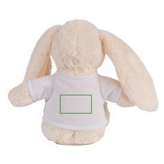 Peluche personalizable en camiseta | Trasera | 30 x 20