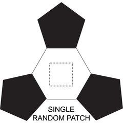 Pequeño Balón Fútbol PVC Ø15cm | SINGLE RANDOM PATCH | 20 x 20