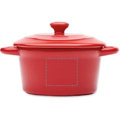 Pequeño juego fondue de cerámica 300 ml | Frontal | 40 x 35