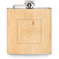 Petaca Ecológica de Bambú 170ml | Frontal | 50 x 50