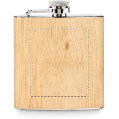 Petaca Ecológica de Bambú 170ml | Frontal | 60 x 70