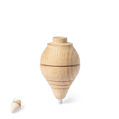 Peonza de Madera Maciza