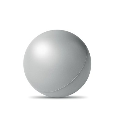 Pelota Anti-Estrés PU Ø6cm Plata Mate