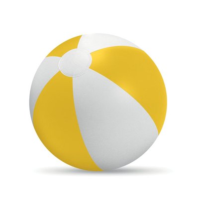 Pelota Playa Inflable Ø23,5cm Multicolor Amarillo