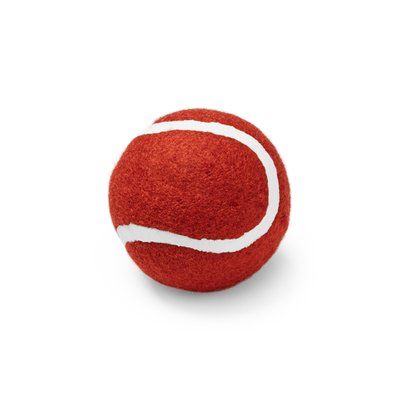 Pelota tipo tenis para mascotas Rojo