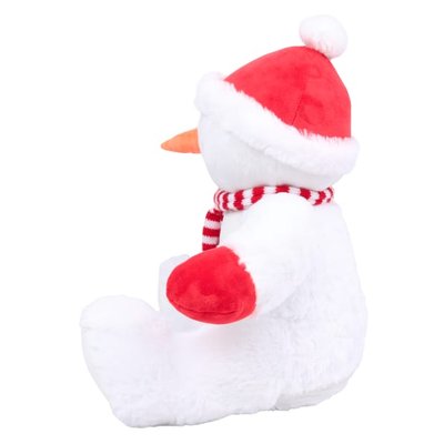 Peluche Muñeco de nieve con cremallera