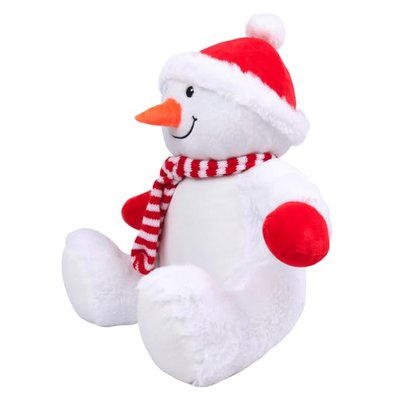 Peluche Muñeco de nieve con cremallera